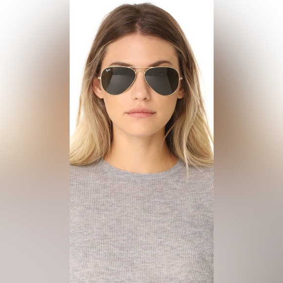 Ray-Ban Classic Gold Frame Sunglasses - Picture 1 of 14